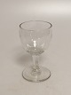 19th century 
wine glass 
pointed glass 
Dansk Glasværk 
(North Jutland) 
Height 10cm.