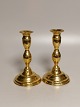 A pair of 
Danish brass 
candlesticks. 
From 1850-1860 
Height 17cm.