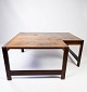 Coffee table, 
model Moduline, 
in rosewood 
designed by Ole 
Gjerløv-Knudsen 
and Torben Lind 
and ...