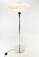 PH 4 1/2-3 1/2 
floor lamp of 
chrome with 
shades of 
opaline glass. 
The lamp is in 
great vintage 
...