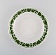 Meissen Green Ivy Vine Leaf bowl in hand-painted porcelain. 1940s.
