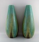 A pair of 
colossal French 
art deco floor 
vases in glazed 
ceramics. 
Beautiful glaze 
in turquoise 
...