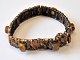 Bronze jewelry set, consisting of bracelet, necklace and ring, Pentti Sarpaneva, 20th century ...