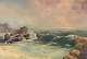 Jan B. Pospisil 
(1898-1968), 
Sweden. Oil on 
canvas. Coastal 
motif. Mid-20th 
century.
The canvas ...