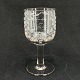 Height 16 cm.
Memorial glass 
with etched 
flower vine and 
the text 
"Memories from 
Række ...