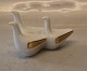 Midcentury 
Modern Danish 
Design Bing and 
Grondahl 
figurine B&G 
4204 white & 
Gold Geese - 
Agnethe ...