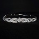 Niels Johansen; 
A 18k white 
gold bracelet 
set with 
diamonds 
weighing app. 
1,20 ct. 
Wesselton - ...