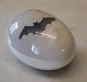 Royal Copenhagen 1251-658 (Lid) RC Easter Egg with bat 9.5  x 14 cm Pre 1923 
(bowl 1112-658)