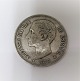 Spain. Silver 5 
Pesetas 1876. 
Diameter 38 mm.