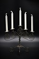 Old Swedish Fil 
de Fer (metal 
work), 
candlestick 
with space for 
5 small 
Christmas 
candles. ...