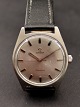 Omega wristwatch steel box with leather strap item no. 459693