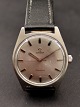 Omega 
wristwatch 
steel box with 
leather strap 
item no. 459693