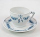 Coffee cup with saucer, no.: 102, in Empire by B&G. 
5000m2 showroom.