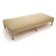 A grey decorated Gustavian style daybedSweden circa 1860-80H: 36cm. L: 185cm. W: 85cm