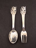 H. C A. children cutlery