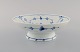 Bing & Grøndahl blue fluted compote. Model number 428. Mid 20th century.
