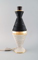 Hand made 
Italian table 
lamp in glazed 
ceramics with 
gold decoration 
and rope 
design. ...
