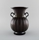 Just Andersen (1884-1943), Danmark. Art deco vase i diskometal. 1940