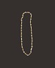 Gold chain with 
pearls
14 carat gold 
+ pearls
L: 41 cm
