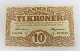 Denmark. Banknote 10 kr 1941 Q. Quality Uncirculated