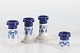 Bjørn Wiinblad 
(1918-2006)
Candlesticks 
decorated with 
white 
and blue glaze 
L 77 and L 76 
...