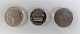 South Korea. Coin set from 1982. 1000 Won (copper nickel) 10000 Won (silver) and 20000 Won ...
