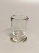 Ice glass 
Holmegaard 
Glassworks 
Height 6.8cm.