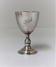 Egg cup. Silver 
(875). With 
names 
engraving.