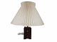 Bing & Grondahl 
Small brown 
table art 
pottery lamp 
with Le Klint 
shade.
The factory 
mark ...