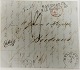 Letter sent from Elsinore 05.12.1843 via Hamburg to Bordeaux. Departure stamp with Helsingöer.
