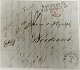 Letter sent 
from Elsinore 
05.12.1843 via 
Hamburg to 
Bordeaux. 
Departure stamp 
with 
Helsingöer.