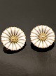 A. Michelsen 
marguerit ear 
clips 1.8 cm. 
sterling silver 
with enamel 
item no. 463284