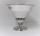Silver bowl 
(830). Height 
14.5 cm. 
Diameter 18.3 
cm. Produced 
1920.