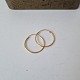 Creoles in 14 
kt gold
Stamped: 585
Diameter 17 
mm.