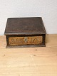 Danish common sewing box of painted oak dated 1783