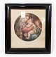 Print of 
Madonna Della 
Seggiola with 
black frame 
from the 1940s.
45 x 41 cm.