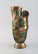 Arts Ceram 
Grand Feu, 
France. Vase / 
pitcher in 
glazed 
stoneware. 
Beautiful glaze 
in gold and ...