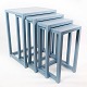 Nesting tables 
in light blue, 
in great 
vintage 
condition.
H - 
65/62/58/55 cm, 
W - 50/44/37/31 
...