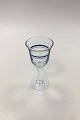 "Blue Bell" 
Port Wine Glass 
Holmegaard. 14 
cm H (5 33/64 
in). Design Ole 
Winther 1974.