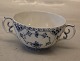 1228-1 Bouillon Cup  6.5 x 11 cm + handles;  WITHOUT LID AND SAUCER Blue Fluted 
Full Lace