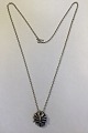 Georg Jensen 
Sterling Silver 
and 18K Gold 
Lene Munthe 
Necklace No 400 
Measures  Chain 
74 cm(29 ...