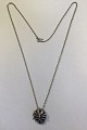 Georg Jensen Sterling Silver and 18K Gold Lene Munthe Necklace No 400