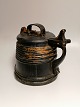 Swedish common 
18th century 
original 
decorated 
wooden mug 
Height 25cm. 
Diameter bottom 
21cm.