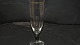 Champagne Flute With Green edged stem