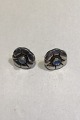 Georg Jensen Sterling Silver Earrings(Studs) No 36 Moonstone