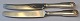 Mussel pattern. 
Dinner knives. 
1937. Denmark.
Length: 25.2 
cm. With steel 
blades from 
Raadvad ...