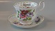 Coffee cup with saucer "March" Royal Albert MonthlyEnglish StelFlower motif: Anemones  SOLD