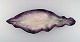 Pol Chambost 
(1906-1983), 
France. 
Colossal bowl 
in glazed 
stoneware 
shaped like a 
leaf. ...