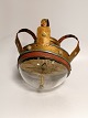 Gossip compass / Crown compass with painted crown "FORTUNA AARHUS" Measures approx. 28 x 25cm. ...