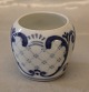Jar Antique B&G Blue Fluted vase 7x 8 Made in Denmark for Dina Schuldt & Co Bing and Grondahl ...